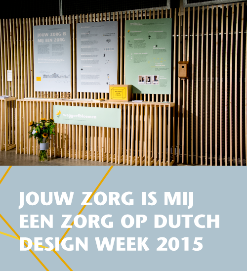 Jouw zorg is mij een zorg - Dutch design week 2015 - klokgebouw- willemieke van den brink - echter ontwerp